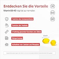 Bio Medical Pharma Vitamin D3 K2 MK-7 5000 IE 240 Kapseln — Bild 3