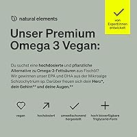 natural elements Omega 3 Vegan 60 Kapseln — Bild 3
