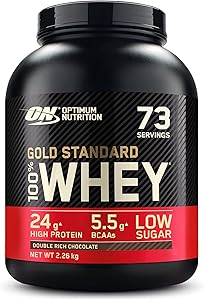 Optimum Nutrition Gold Standard 100% Whey Double Rich Chocolate 2,26 kg Test & Bewertung
