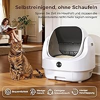 Ellenpent CH-ICB020 Selbstreinigende Katzentoilette (54 cm) — Bild 2