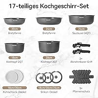 Alajivo ALA9702L-DE Topf- und Pfannenset 17-teilig — Bild 2