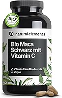natural elements Bio Maca Schwarz 180 Kapseln — Bild 1