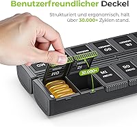 AUVON Faltbare Tablettenbox 7 Tage AM/PM — Bild 6