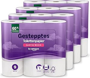by Amazon Toilettenpapier 3-lagig, 36 Rollen Test & Bewertung