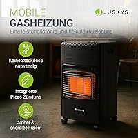 Juskys GS42US Keramik-Gasheizung 4200 W — Bild 2