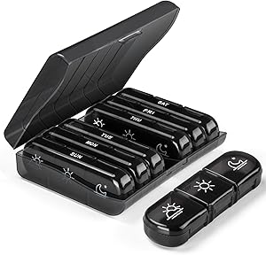 JIUFOXINO Tablettenbox 7 Tage 3 Fächer Test & Bewertung
