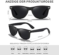 Generisch Polarisierte Retro-Sonnenbrille UV400 — Bild 3
