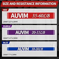 AUVIM DERSBD Widerstandsbänder 3er-Set — Bild 2