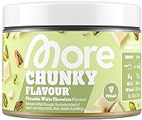 MORE NUTRITION Chunky Flavour Pistachio White Chocolate 150g — Bild 1