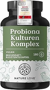 Nature Love Probiona Kulturen Komplex 180 Kapseln Test & Bewertung