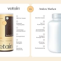VETAIN Veganes Proteinpulver Vanille 600g — Bild 4