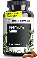 natural elements Premium Multivitamin 180 Kapseln — Bild 1