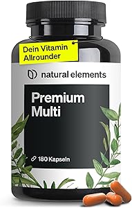 natural elements Premium Multivitamin 180 Kapseln Test & Bewertung