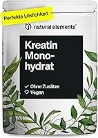 natural elements Kreatin Monohydrat 500g — Bild 1