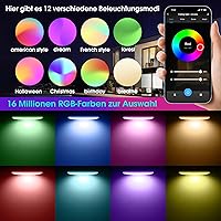 KingMile LED Deckenleuchte 24W RGB Smart — Bild 3
