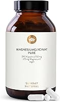 Sunday Natural Magnesium Bisglycinat Premium 240 Kapseln — Bild 1