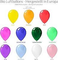 Bastelbär BIO Luftballons 100er-Pack — Bild 3