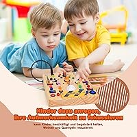 Montessori Busy Board Holz 19 Schalter 40 LED — Bild 9