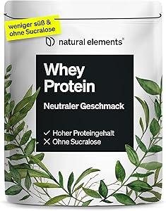 natural elements Whey Protein Pulver Neutral 1kg Test & Bewertung