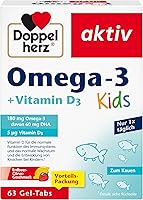 Doppelherz Omega-3 + D3 Kids 63 Gel-Tabs — Bild 1