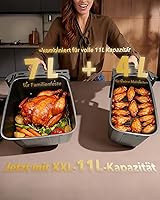 WELLENT Dual Zone Heißluftfritteuse 11L — Bild 3