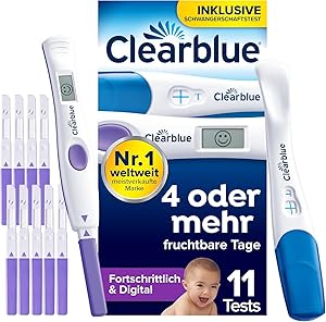 Clearblue Ovulationstest Fortschrittlich & Digital 10+1 Test & Bewertung