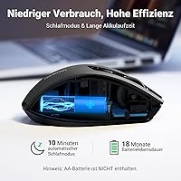 UGREEN Ergonomische Maus Kabellos 4000 DPI — Bild 6
