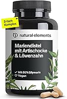 natural elements Mariendistel Artischocke Löwenzahn Komplex 120 Kapseln — Bild 1