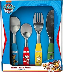 p:os PAW Patrol Kinderbesteck Set 4-teilig Test & Bewertung