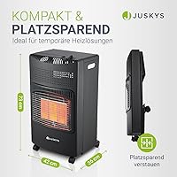 Juskys GS42US Keramik-Gasheizung 4200 W — Bild 4