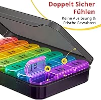 Doruimi Tablettenbox 7 Tage 3 Fächer — Bild 4