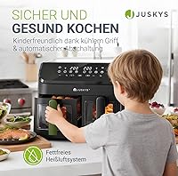 Juskys Airfryer 9L Doppelkammer — Bild 6