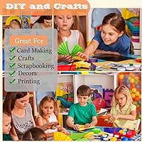 AZVIEY Tonkarton A4 230g/m² 40 Blatt 20 Farben — Bild 5