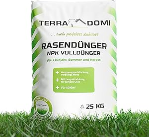 Terra Domi Rasendünger NPK 15-15-15 25 kg Test & Bewertung