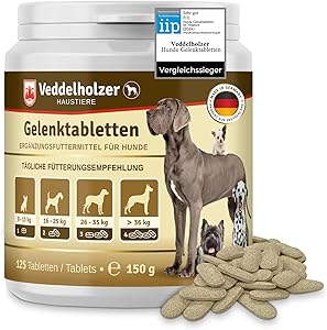 Veddelholzer Hunde Gelenktabletten 125 Kapseln Test & Bewertung