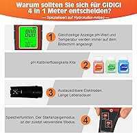 GIDIGI GX-pET04BEU 4-in-1 pH-Messgerät — Bild 6