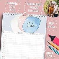 Spielefabrik Familienkalender 2026 Pastell — Bild 3