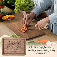 Juratar LIH499 Walnussholz-Schneidebrett 28x21,5 cm — Bild 6