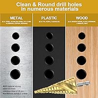 Flintronic HSS Stufenbohrer Set 3-tlg (4–12/4–20/4–32 mm) — Bild 4