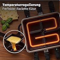 HaushaltO Raclette Set 8 Personen (Eckig) — Bild 3
