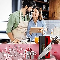 Funistree Damast-Küchenmesser 33,5 cm — Bild 2