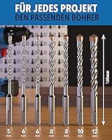 Stone Reef SDS-Plus Betonbohrer-Set 7-teilig — Bild 2