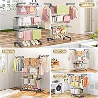 PurKeep EU-LYJXL-X Wäscheständer 4-Etagen — Bild 5