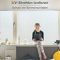 rabbitgoo Sichtschutzfolie Milchglas 44,5 x 200 cm — Bild 5