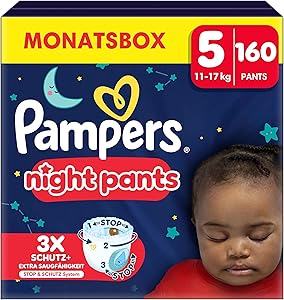 Pampers Night Pants Größe 5 (160 Stück) Test & Bewertung