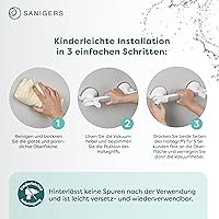 SANIGERS Haltegriff mit Saugnapf 33 cm — Bild 5