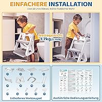 Orzbow Toilettensitz Kinder mit Treppe — Bild 6