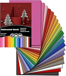 AZVIEY Tonkarton A4 230g/m² 40 Blatt 20 Farben Test & Bewertung