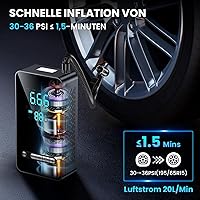 Ipflin iPFLIN Elektrische Luftpumpe 150 PSI 5000mAh — Bild 2