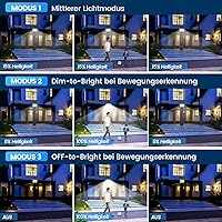 spqment CD-TYN-002 Solar-Wandleuchte 288 LED — Bild 5